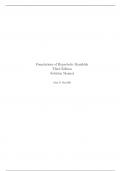 Foundations of Hyperbolic Manifolds, 3e John G. Ratcliffe (Solution Manual)