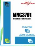 MNG3701 Assignment 2 Semester 2 2023