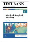  TEST BANK FOR MEDICAL-SURGICAL NURSING 8TH EDITION LINTON BY ADRIANNE DILL LINTON AND MARY ANN MATTESON