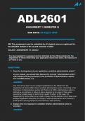 ADL2601 Assignment 1 Semester 2 (Due: 22 August 2023)