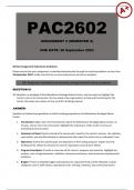 PAC2602 Assignment 2 Semester 2-  Due: 26 September 2023