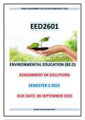 EED2601 ASSIGNMENT 04 SOLUTIONS SEMESTER 2 2023