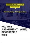 FAC3702 ASSIGNMENT 1 SEMESTER 2 2023 (DUE THURSDAY 24 AUGUST 2024)
