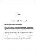 LEG2601 Assignment 1 Semester 2