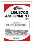 LGL3702 ASSIGNMENT 01 SEMESTER 2 2023