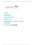 ENG3705 ASSIGNMENT 01 2023 SEMESTER 02  -UNISA - ALL QUESTIONS ANSWERED PASS WITH 75%+