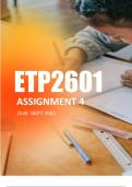 ETP2601 Assignment 4 Semester 2 2023