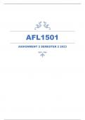 AFL1501 ASSIGNMENT 2 SEMESTER 2 2023