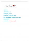 COM2602 ASSIGNMENT 01 2023 SEMESTER 02 [UNISA] ALL QUESTIONS ANSWERED PASS WITH 80%+