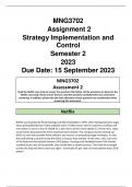 MNG3702 Assignment 02 Semester 02 2023 (Due 15 September)
