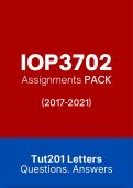 IOP3702 Assignment 1 to 4 (COMPLETE ANSWERS) Semester 1 and 2 2023