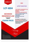 LCP4804 "2024" - LATEST UPDATED  EXAM PACK