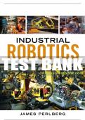 Test Bank For Industrial Robotics - 1st - 2019 All Chapters - 9781133610991