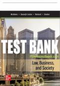 Test Bank For Law, Business, and Society, 13th Edition All Chapters - 9781260247794