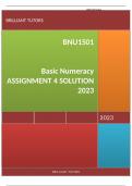BNU1501ASSIGNMENT 4 SOLUTION 2023