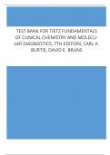 Test Bank for Tietz Fundamentals of Clinical Chemistry and Molecular Diagnostics, 7th Edition, Carl A. Burtis, David E. Bruns