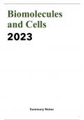 BIOL10002 - Biomolecules & Cells COMPLETE SUMMARY NOTES