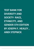 Diversity and Society- Race, Ethnicity, and Gender 5th Edition