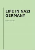GCSE OCR B History - Life in Nazi Germany Grade 9 Complete Revision Notes