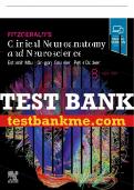 Test Bank For Evolve Resource for Fitzgerald's Clinical Neuroanatomy and Neuroscience, 8th - 2021 All Chapters - 9780702079092