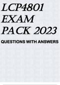 LCP4801 EXAM PACK 2023
