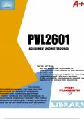 PVL2601 Assignment 2 (DETAILED ANSWERS) Semester 2 2023 (638281) - DUE 8th September 2023