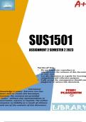 SUS1501 Assignment 2 Semester 2 2024