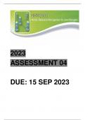 HRM3705 ASSESSMENT 04 ANSWERS