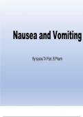 Nausea and Vomiting