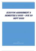 ECS3706 Assignment 2 Semester 2 2023 – DUE 29 SEPT 2023
