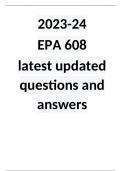 2023-24  EPA 608  latest updated questions and answers