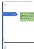 UNISA INF 3707 ASSIGNMENT 3 SEMISTER 2 2023 COMPLETE SOLUTION  moazam al kass The implicit beginning of a transaction is.  1) when the database is started 2) when a table is accessed for the first time 3) when the first SQL statement is encountered 4) whe