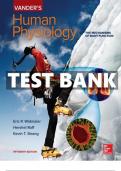 Vanders Human Physiology The Mechanisms of Body Function 14th Edition Widmaier Test Bank