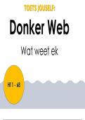 Donker Web Q&A content specific Quiz on entire book 320 slides