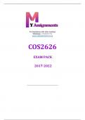 COS2626 Updated Exam Pack 2023