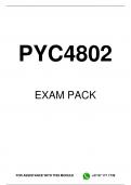 PYC4802 EXAM PACK 2024