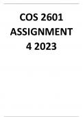 COS2601 Assignment 4Answers 2023