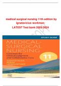   medical surgical nursing 11th edition by  ignatavicius  workman- LATEST  Test bank 2023-2024