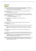Bio181 Exam 2.- Arizona State University BIO 181 (all answers are correct)