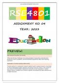 RSE4801 ASSIGNMENT 4 S2 2023