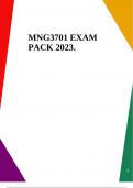 MNG3701 EXAM PACK 2023.