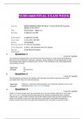 NURS 6660 FINAL EXAM Complete solution package | The real deal graded a+++