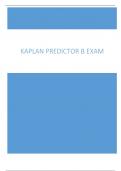 Kaplan Predictor B 2023 Exam