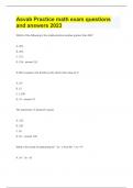 Asvab Practice math exam questions and answers 2023