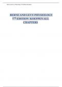 Test Bank For Berne and Levy Physiology 7th Edition Koeppen  All Chapters ( Chapters 1-44 )