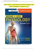 Berne and Levy Physiology 7th Edition Koeppen Test Bank All Chapters ( Chapters 1-44 )