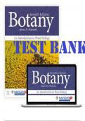 Botany, An Introduction to Plant Biology, 7th Edition by Mauseth Test Bank