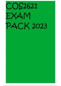 COS2621 EXAM PACK 2023