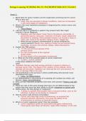 Nursing BS 231 Pathophysiology Exam 1 - 9 Bundled Together Portage Learning (100% Correct Answers)| Verified (Full Solution Pack)