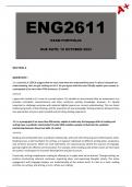 ENG2611 Portfolio Assessment (Answers) - Due: 12 October 2023